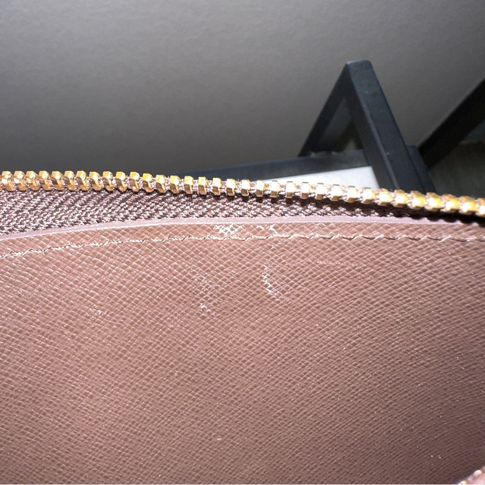 NEW Authentic Louis Vuitton Damier Ebene Brown Zippy Wallet - Picture 10 of 13
